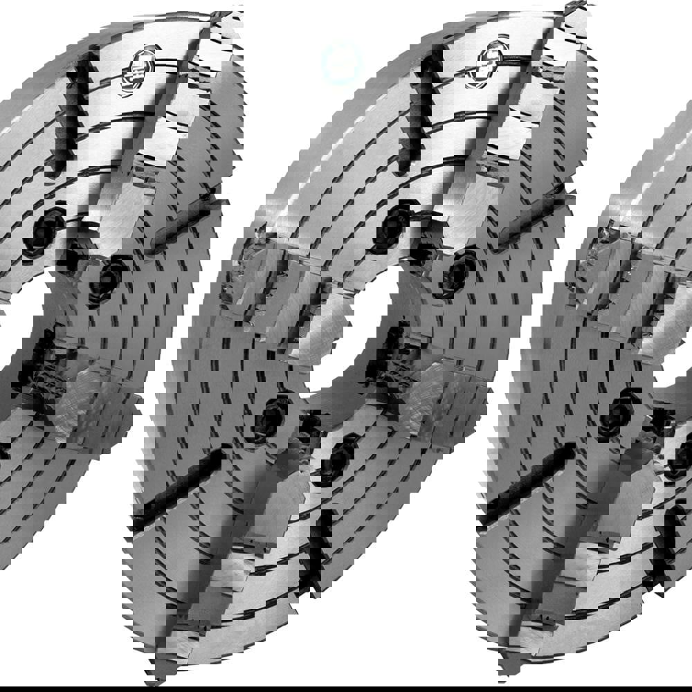 Manual Lathe Chuck: 4 Jaws, 10